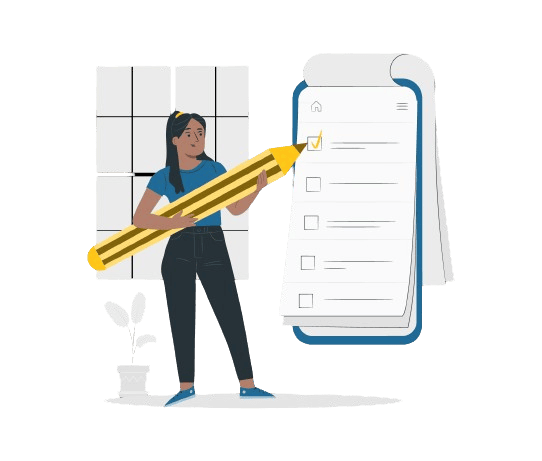 Reviewing a checklist to exemplify the benefits of Fiscal Ally 's CFO and Advisory Services.